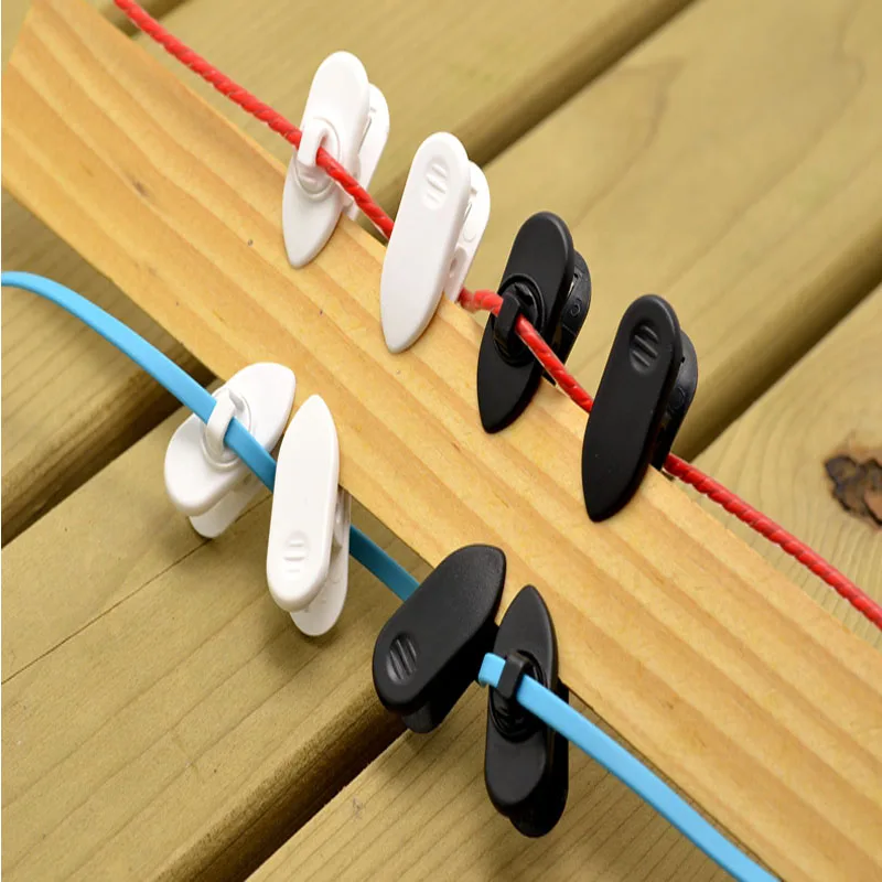 10Pcs/lot Cable Cord Clip Clamp Collar Lapel Shirt Holder For Headphone Earphone