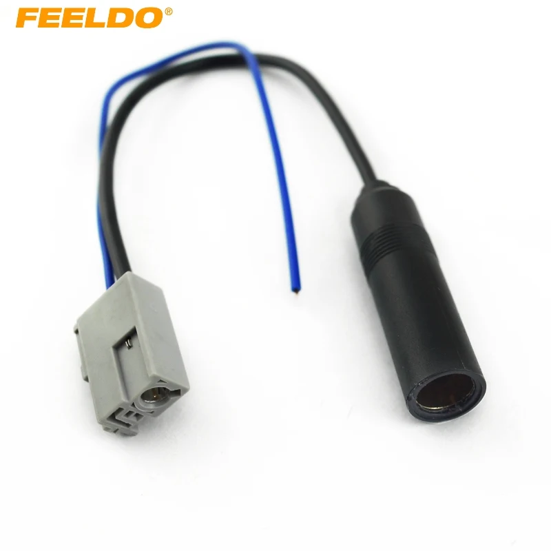 

FEELDO Auto Car CD Radio Antenna Wire Harness Connector Stereo Radio Antenna Adapter for Honnda City #4166