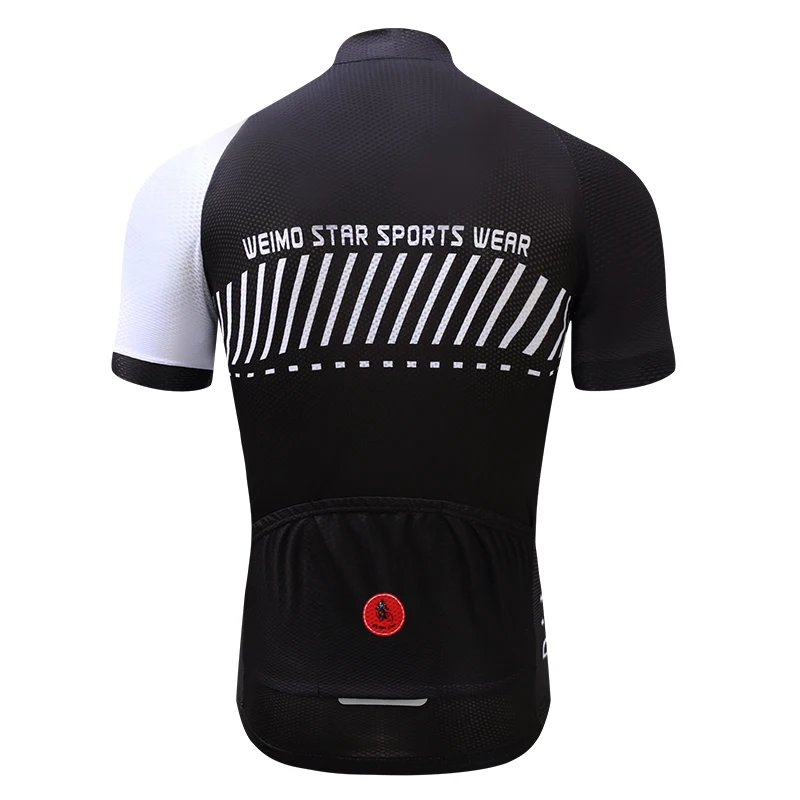 2019 Cycling jersey Men's Bike jersey Pro MTB Shirts Team Maillot Ciclismo Top Bicycle jersey Racing for male Summer Black white