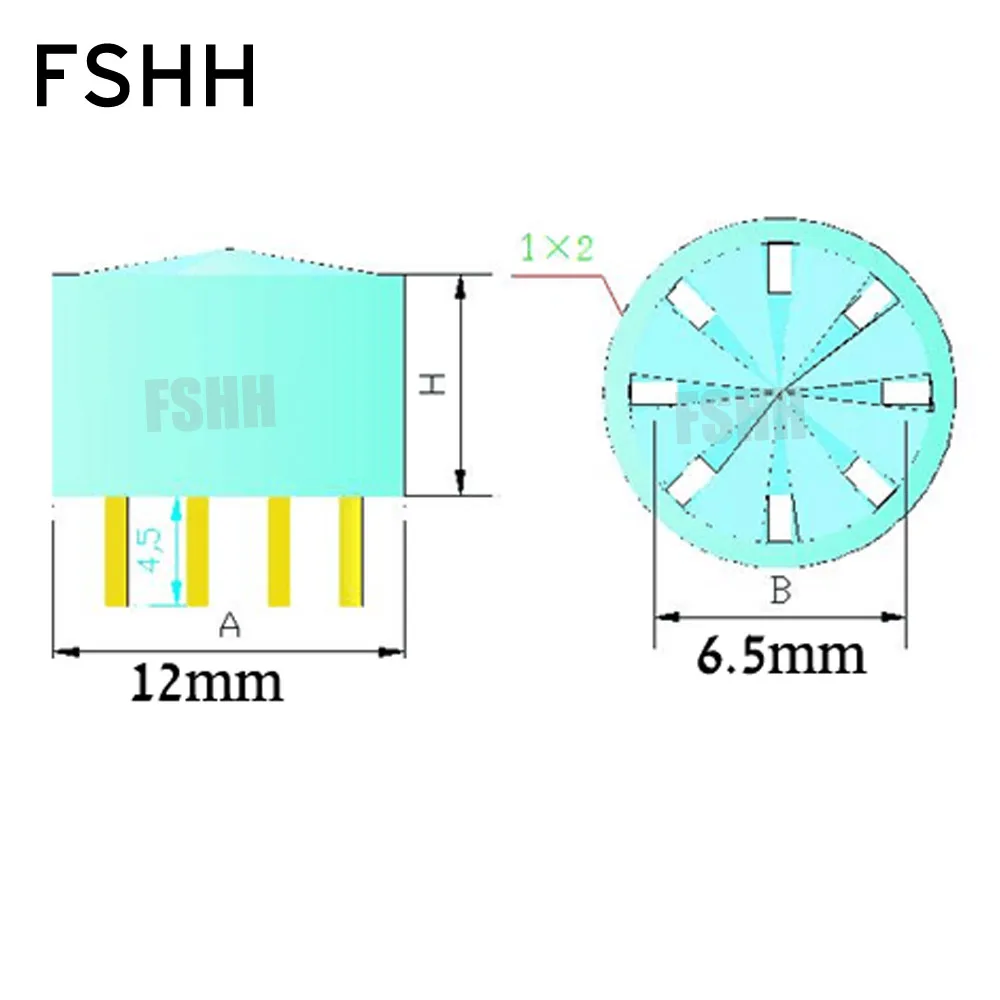 TO-4 TO4 CAN4 S4 round test socket / ceramic high temperature test socket