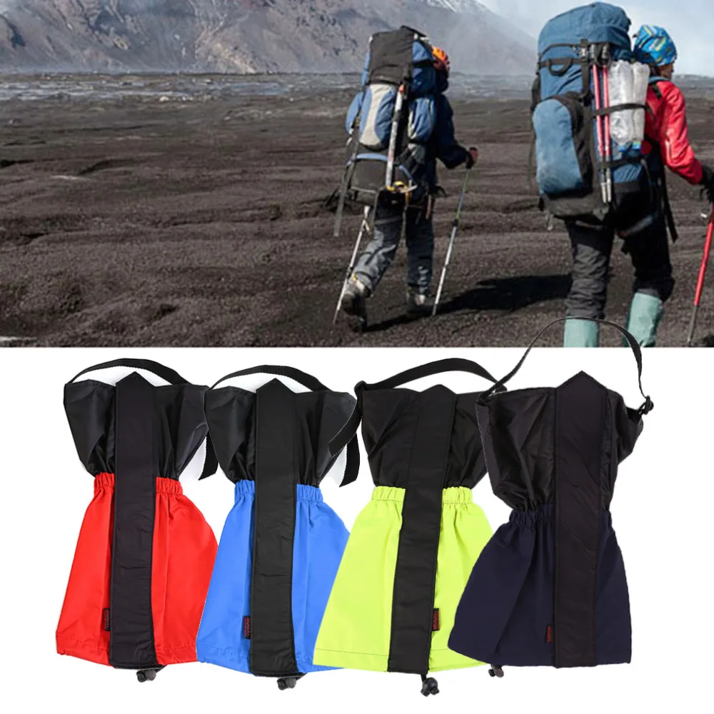 1 Pair Hiking Gaiters Outdoor Waterproof Walking Mountain Hunting Trekking Desert Snow Legging Gaiters