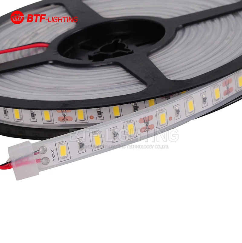 Tira de luces Led de 12V, iluminación Flexible, 5730, 5630 SMD, blanco frío Natural cálido, 5m, 300 LED más brillante que 5050, 3528, 2835