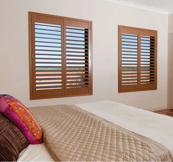 FREE SHIPPING TOP QUALITY MADE TO MEASURE REAL WOODEN HINGE PLANTATION SHUTTERS