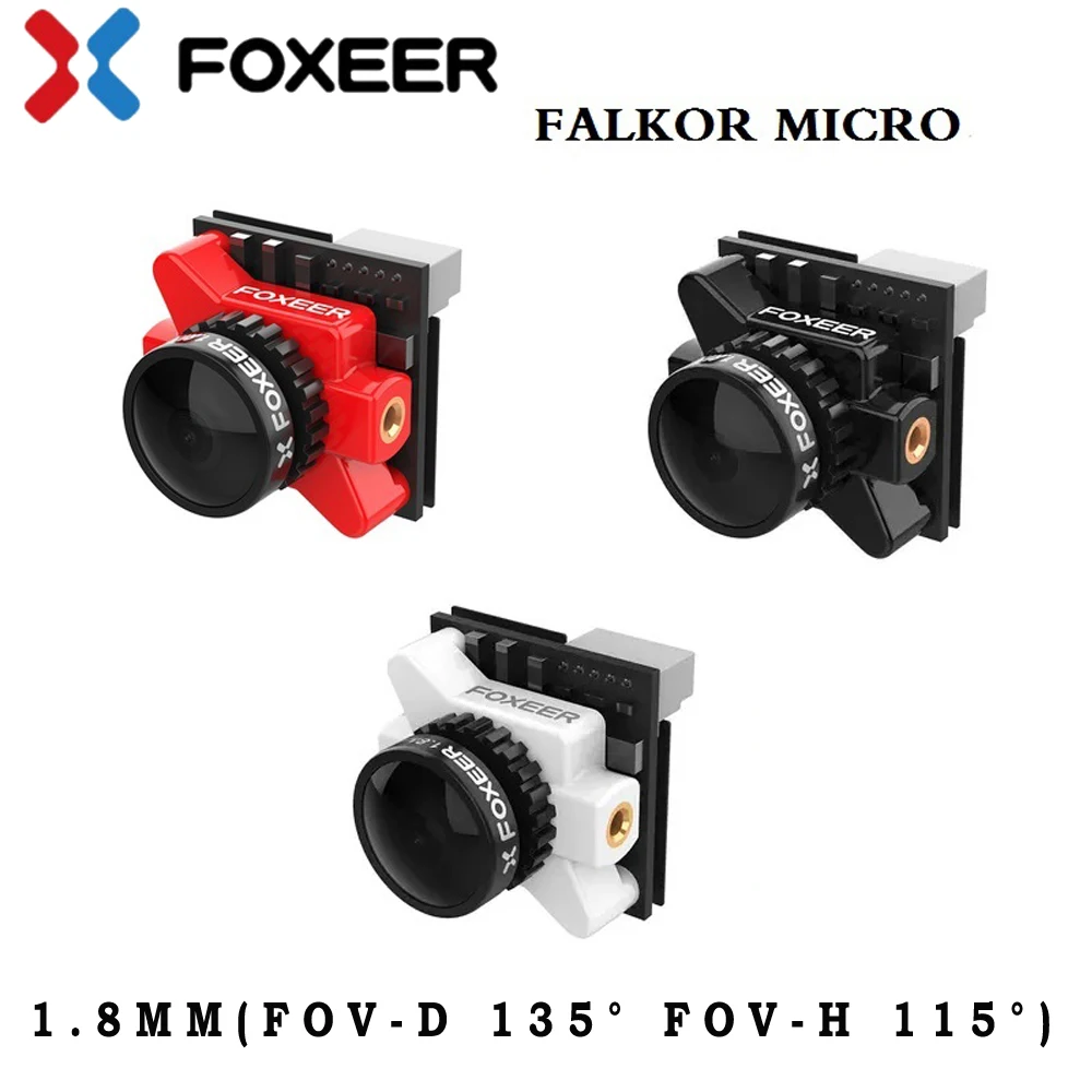 

Foxeer Falkor Micro 1200TVL 1.8mm Lens GWDR OSD All-weather PAL/NTSC Switchable FPV Camera For RC Drone Multirotor Quadcopter