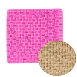 Knitting Wool Texture Cake Border Silicone Mold Pattern Fondant Cake Decorating Tools DIY Baby Clothes Lace Mats T1191