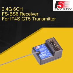 Flysky FS-BS4 BS3 BS6 2.4G 3CH 4CH 6CH Receiver with Gyro Stabilization for Flysky FS-IT4S IT4 FS-GT2 GT2E GT2F Remote Control