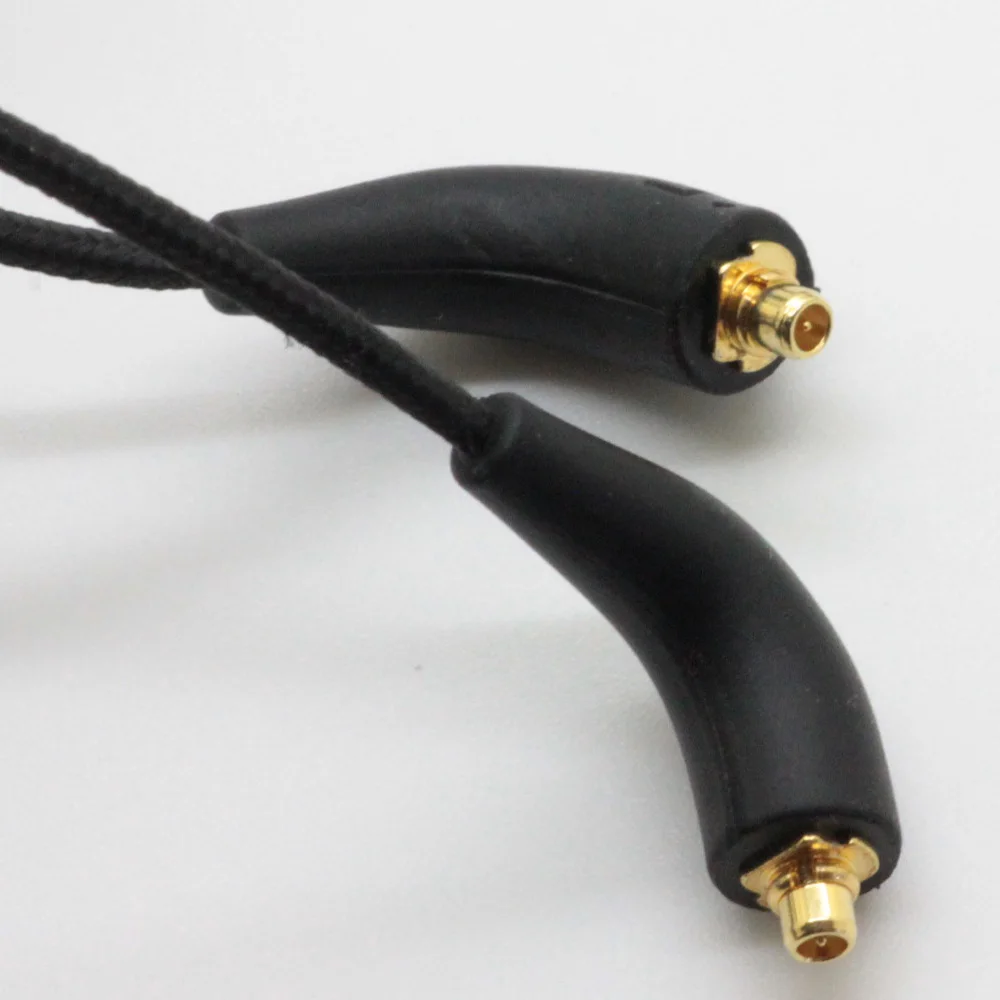 Shure SE215 315 SE425 SE535 SE846 용 포야투 이어폰 케이블 코드, 원격 마이크 포함, 볼륨 조절, 삼성 아이폰 안드로이드용