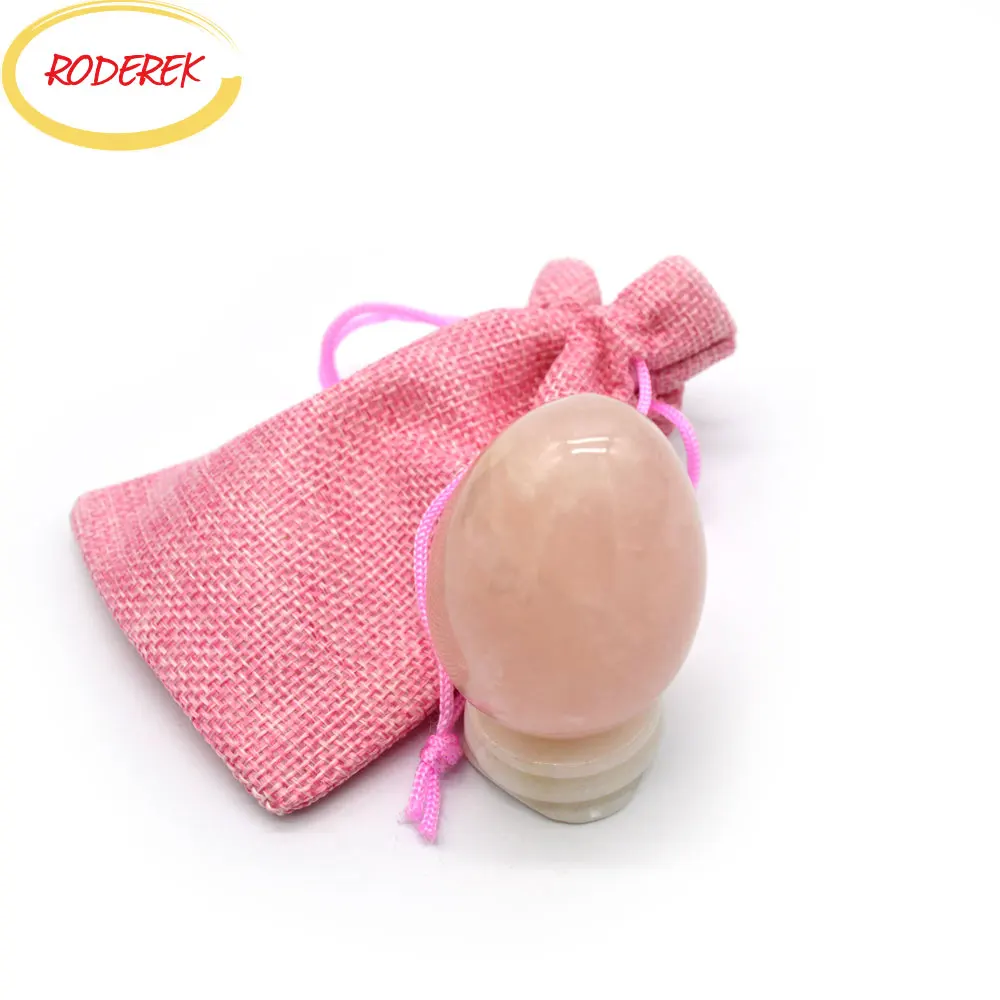 50*35mm Jade Egg Women Kegel Exercise Stone Yoni Egg Pelvic Floor Muscle Massage Stone For Healthcare