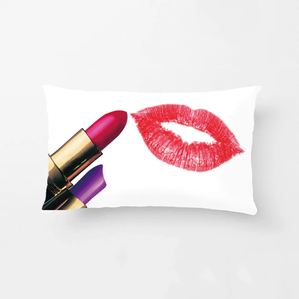 

Red Lips Printing Throw Pillowcase Decorative Cushion Cover Lipstick Pillowcase Perfect Gift By Lvsure For Car Sofa Seat