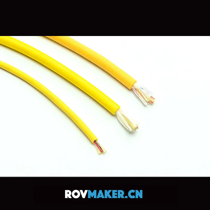 ROVMAKER 1Meter Zero Buoyancy Line 2x0.2 20AWG Cable 100-200m Pressure Resistance Spare Parts for RC Remote Robot Model