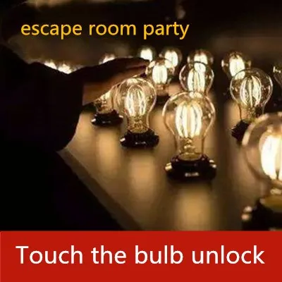 Magical Discoloration magic Colourful Touch the light bulb to unlock Takagism adventure game real life human chamber room escap