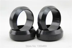 4pcs RC Hard 0 Degree Drift Tires Tyre(Black) fits for 1:10 Drift Car 1/10 Drift Tire 20002