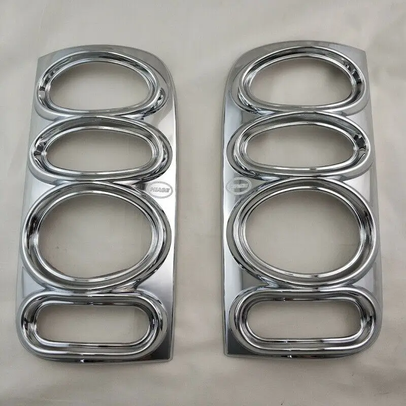 

Silver ABS Chrome Rear Light Tail Lamp Cover Trim FOR TOYOTA HIACE LH112 1989 -2004
