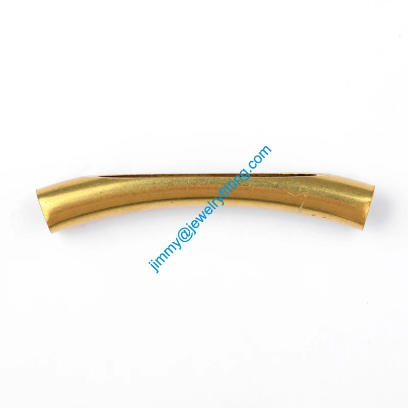 

2013 New Jewelry Accessories Raw Brass Carved tube beads spacer tube beads spacer bar for bracelet 5*35mm