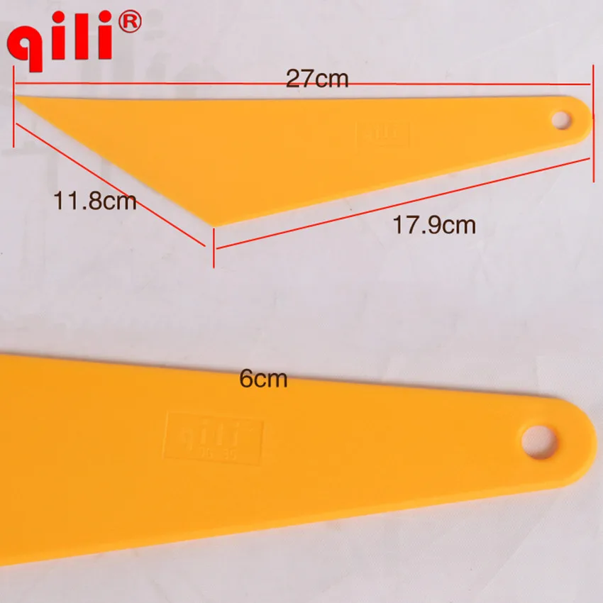 Squeegee Qili QG-35 Car vinyl Film Sticker wrapping tool Pointed end Squeegee Scraper Tools High Temperature Resistant Pom