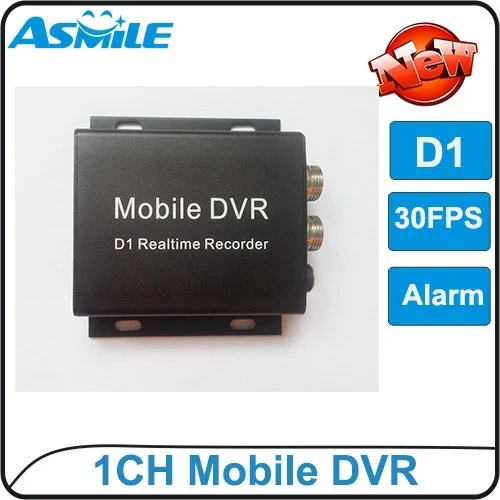 1 channel car dvr,bus dvr,sd card mobile DVR from asmile