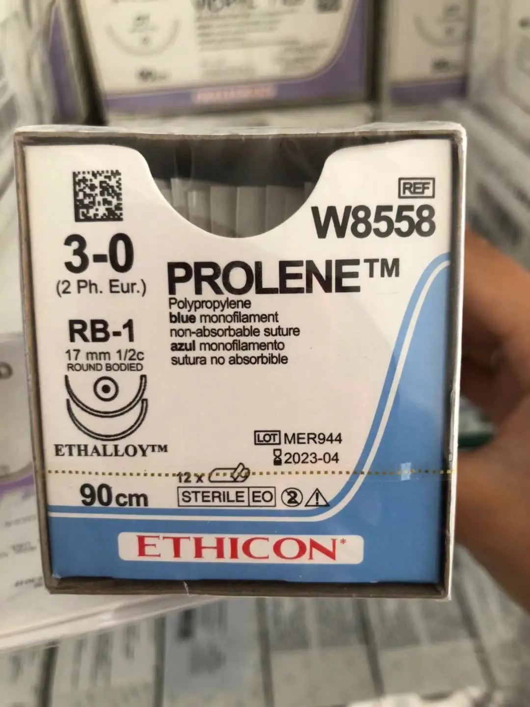 Imagem -04 - para o Americano Johnson Linha Tendão de Polipropileno Não-absorvível Sutura Prolene