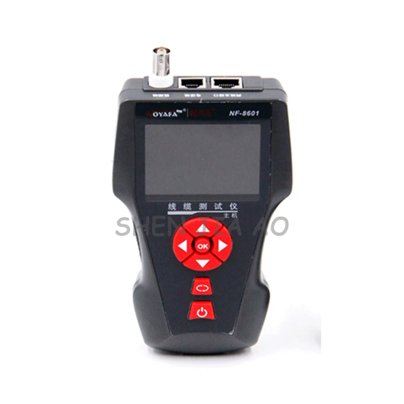 Probador de cable completamente funcional, probador de longitud de punto de interrupción, 3,7 V, NF-8601, versión en inglés, LCD, buscador de función completa, 1 ud.