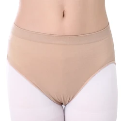 Leotardos de Ballet para niña y adulto, lencería de Color piel, bragas moldeadoras de cuerpo para baile y gimnasia, novedad