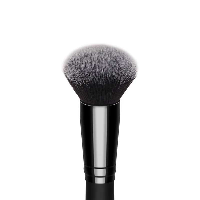 ZOREYA Brand Black Round Powder Brush High Quality Synthetic Hair Single Cosmetic Tools Soft Face Contour Makeup Free Shipping