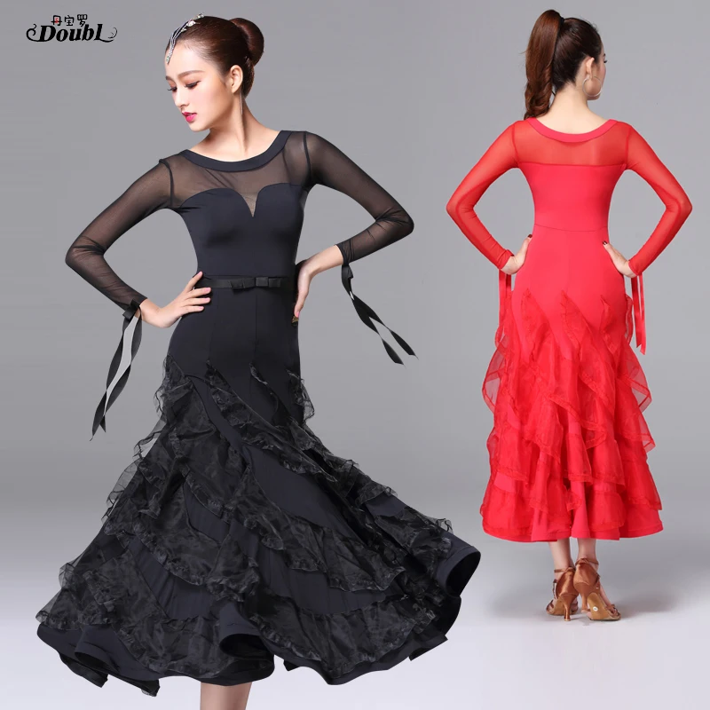 

New woman Modern Dance Dress National Standard Performance Wear Competition Dress costume woman S-3XL