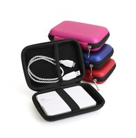 JHYZAURTEK External Hard Drive Disk Portable Zipper Case Bag Pouch Protector For 2.5\