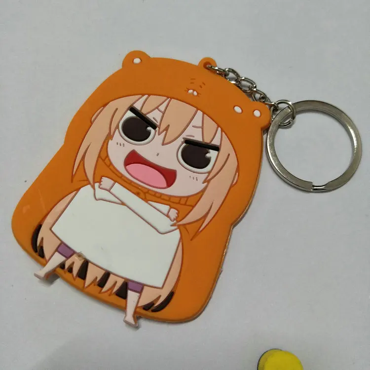 1PCS 6CM  Himouto Umaru-chan Anime Key Chain PVC Figure Keyring cute Toys Keychain Keyholder Birthday Gift NEW