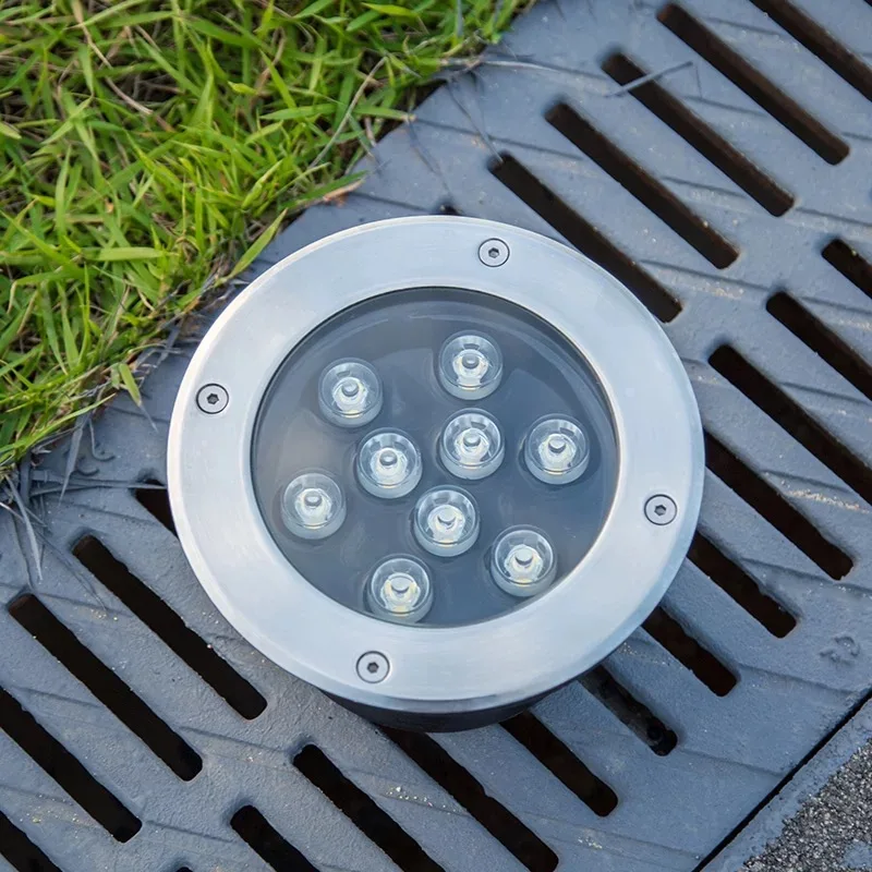 

Led Ground Garden Floor Underground Buried Lamp Spot Landscape Light Ac 85-265v Ip65 Deck Lamp Recessed Outdoor Light Grondspot