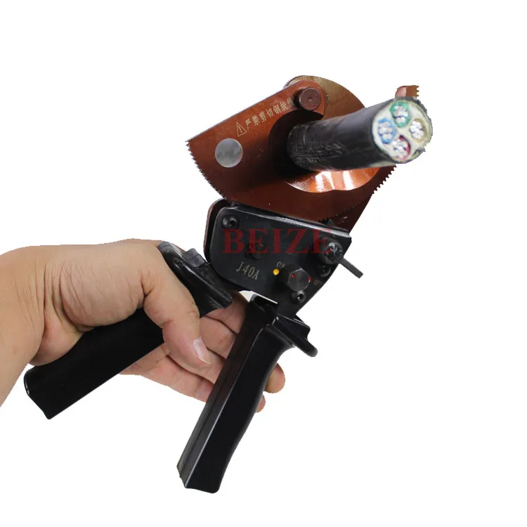 قاطع كابل السقاطة J40A لقطع ماكس 300mm2 Cu/Alu كابل