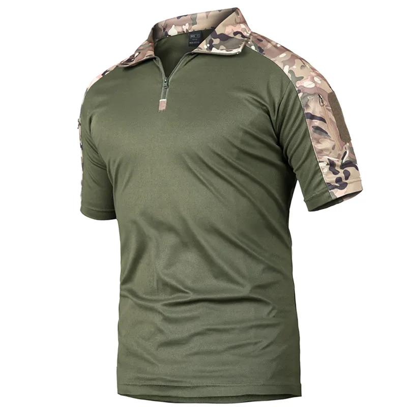 Summer Quick Dry T-shirt Coolmax Breathable Fabric T Shirts Men Men\'s Brand Tactical Army SAWT Quick Dry T-Shirts High Quality