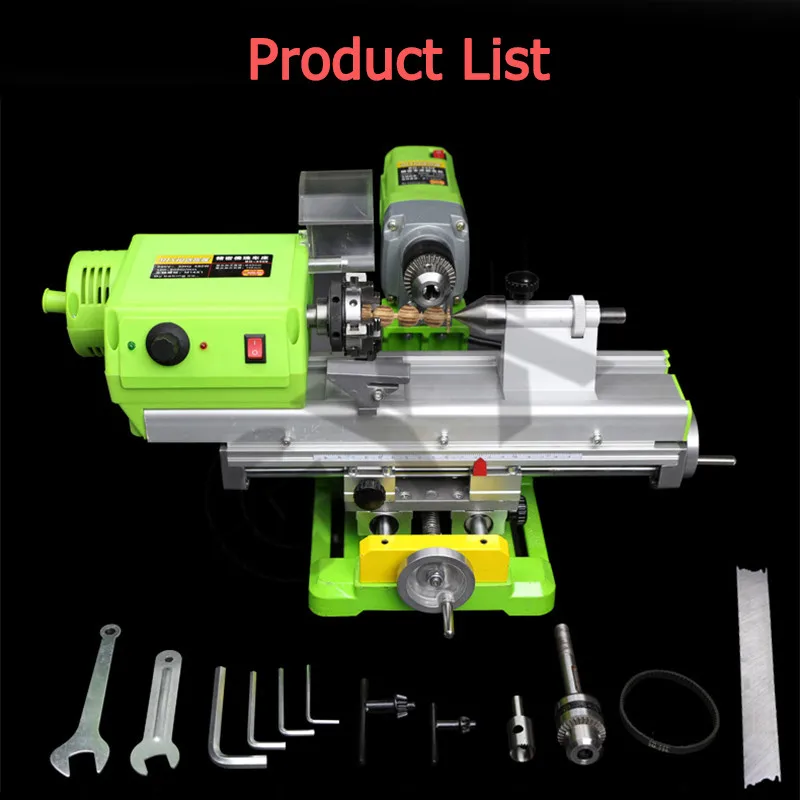 Small DIY Woodworking Lathe Bench Drill Buddha Bead Drilling Machine Multi-function Metal Precise Hand String Processing Machine