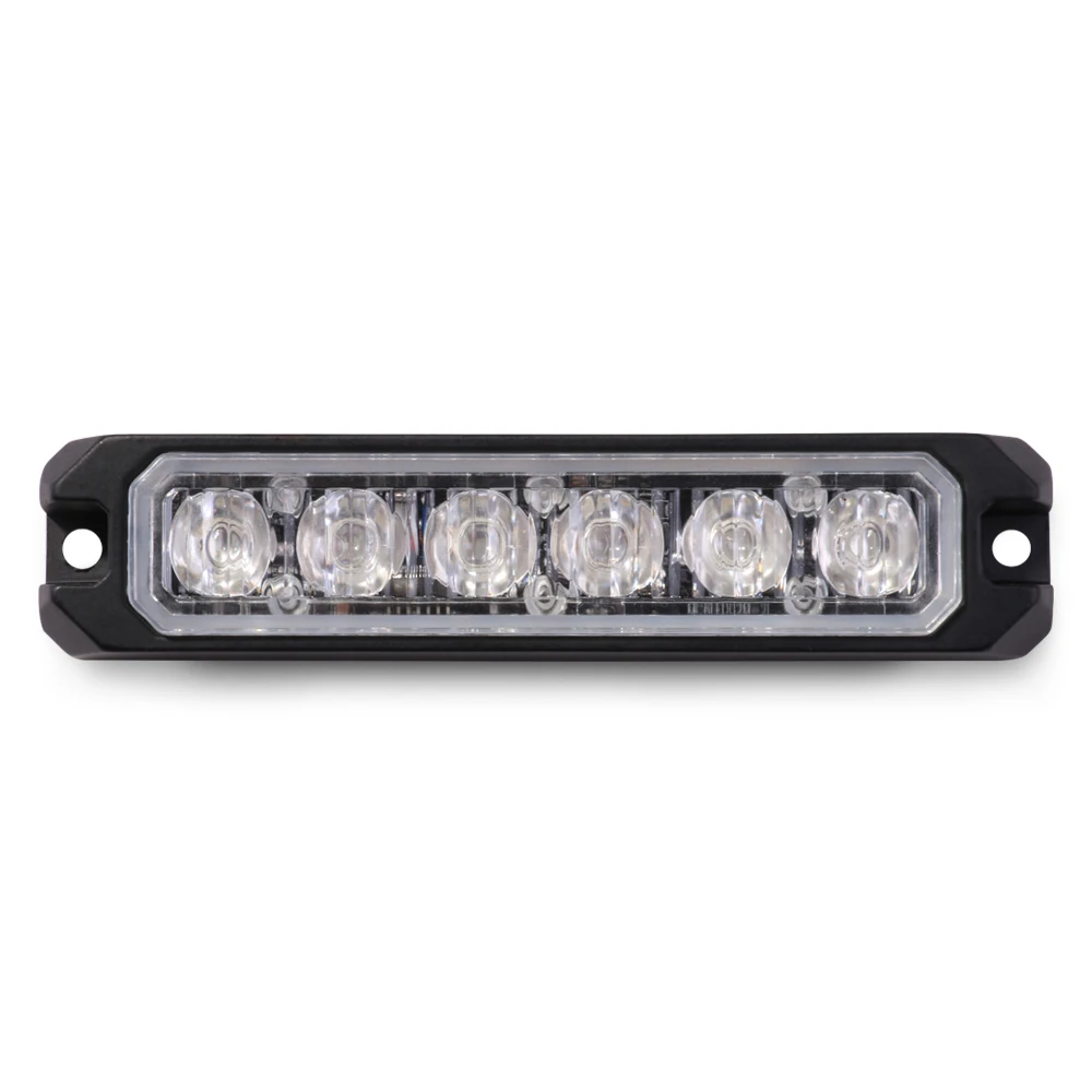 Imagem -03 - Ultra-slim Luz de Emergência Strobe Indicador Aviso Strobe Carro Iluminação Led Light Bar Emergência Piscando 24v Controle