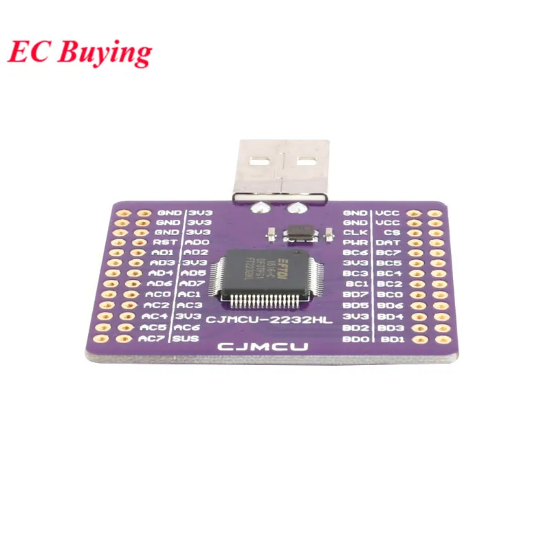 2Pcs/1pc FT2232HL USB TURN UART FIFO SPI I2C JTAG RS232 Module FT2232 CJMCU-2232HL USB to UART Board Dual Channel RS-232