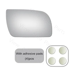 New Mirror Glass + Adhesive for CHEVY GMC TAHOE YUKON Pickup Truck  Passenger Right Side