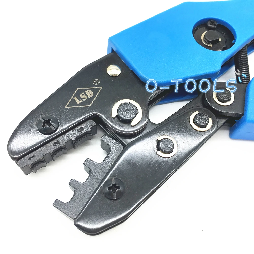 An-103 alicate de aplicação de conector, ferramentas manuais de catraca para extremidade fechada, tampas de crimpagem, terminais de fio elétrico, alicate frisador 20 ~ 10awg