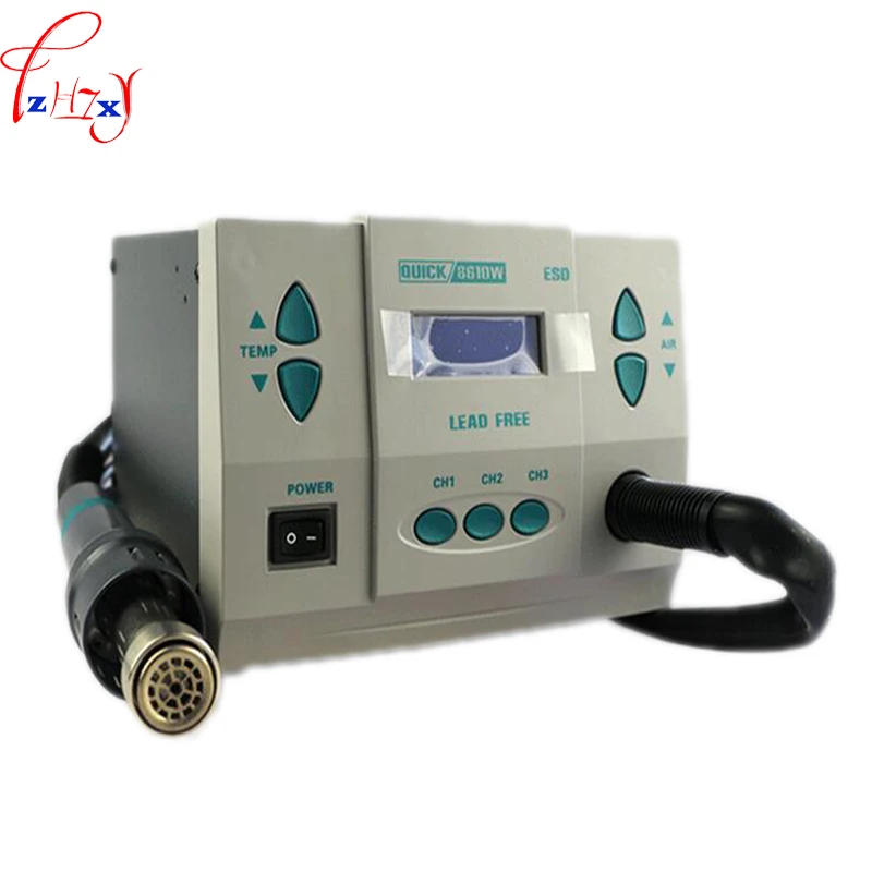 1 قطعة 220 فولت 1000 واط 861DW محطة تفكيك الهواء الساخن عالية الطاقة خالية من الرصاص الرقمية مسدس هواء ساخن لحام هدم