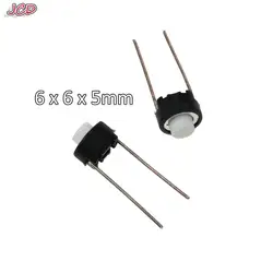 JCD Tact switch 6*6*5 white round long life SKRGAED010 ALPS Tact Switch 6 * 6 * 5 button feet grow 6x6x5mm Button Switch 2 pin