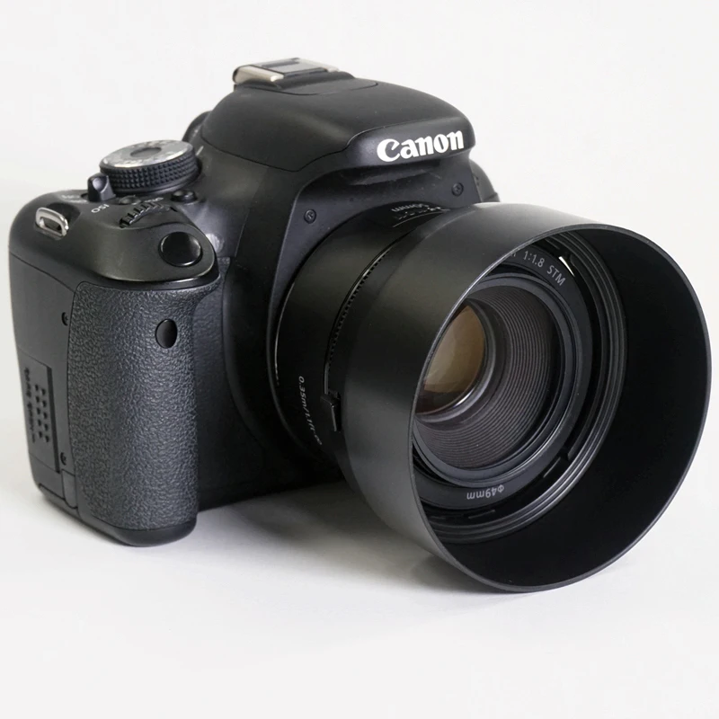 【美品】Canon 50mm f1.8 レンズ ES-68付 ES-68 ES 68 ES68 Lens Hood Reversible Camera Lente Accessories for