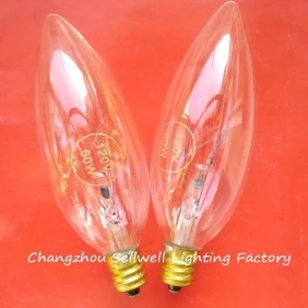 

Candle light 120V 60W E12 C32X95 A630 NEW 10pcs sellwell lighting