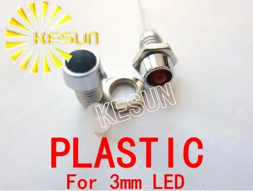 20PCS x 3mm 5mm Plastic LED Holder Socket for F3 F5 LED Diodes