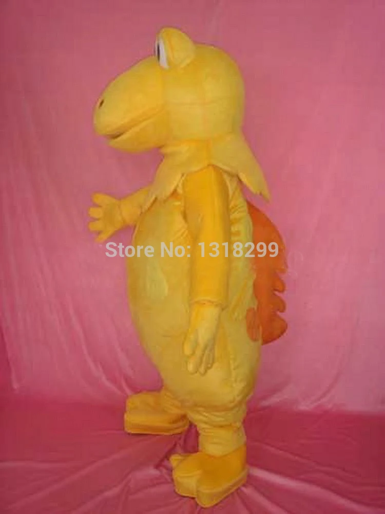 Mascotte Oranje Casimir Dinosaur Mascot Kostuum Fancy Dress Custom Fancy Kostuum Cosplay Thema Mascotte Carnaval Kostuum