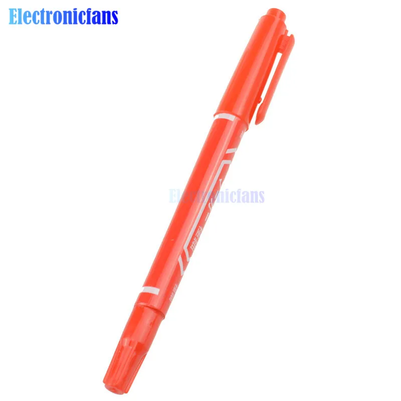 Smart Electronics CCL Anti-etching PCB circuit board Ink Marker Double Pen For DIY PCB