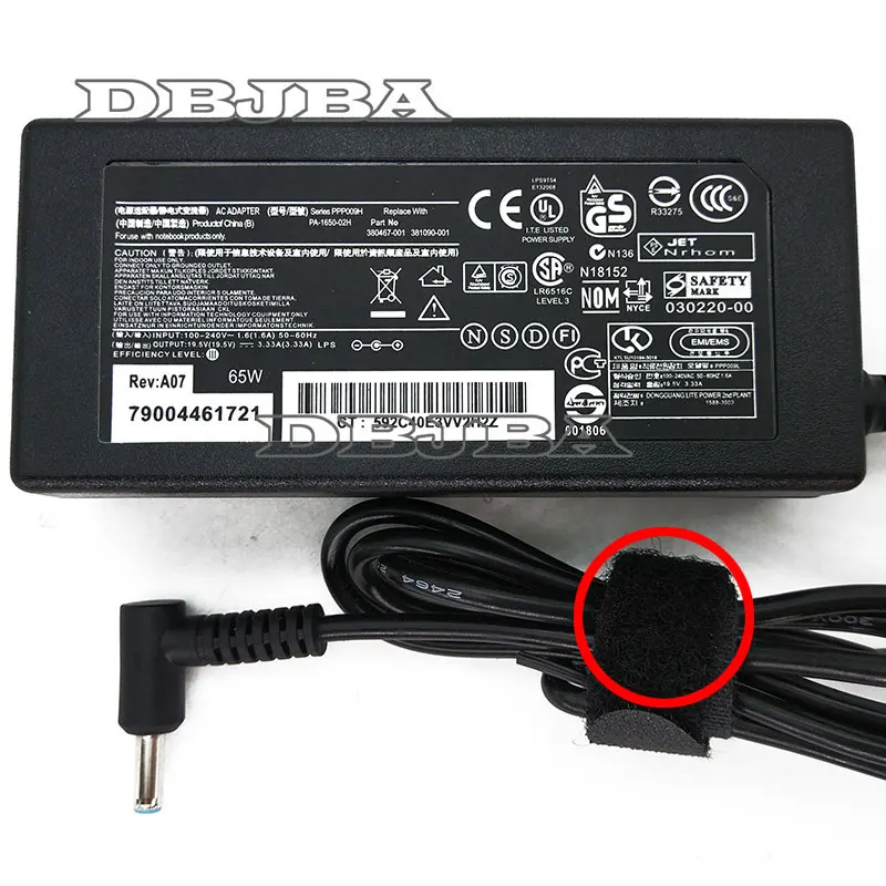 19.5V 3.33A Ac Adapter Voor Hp 15-d000 Serie 15-d010ca 15-d013ca 15-d017cl 15-d020ca 15-d020dx 15-d020nr Charger