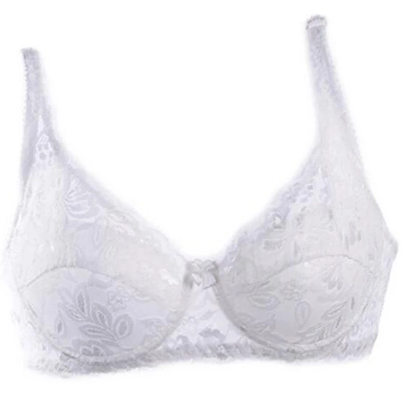 Fashion Ladies Female Push Up Bra Embroidery Lace Bras Sexy Underwear For Women Padded Sheer Bra