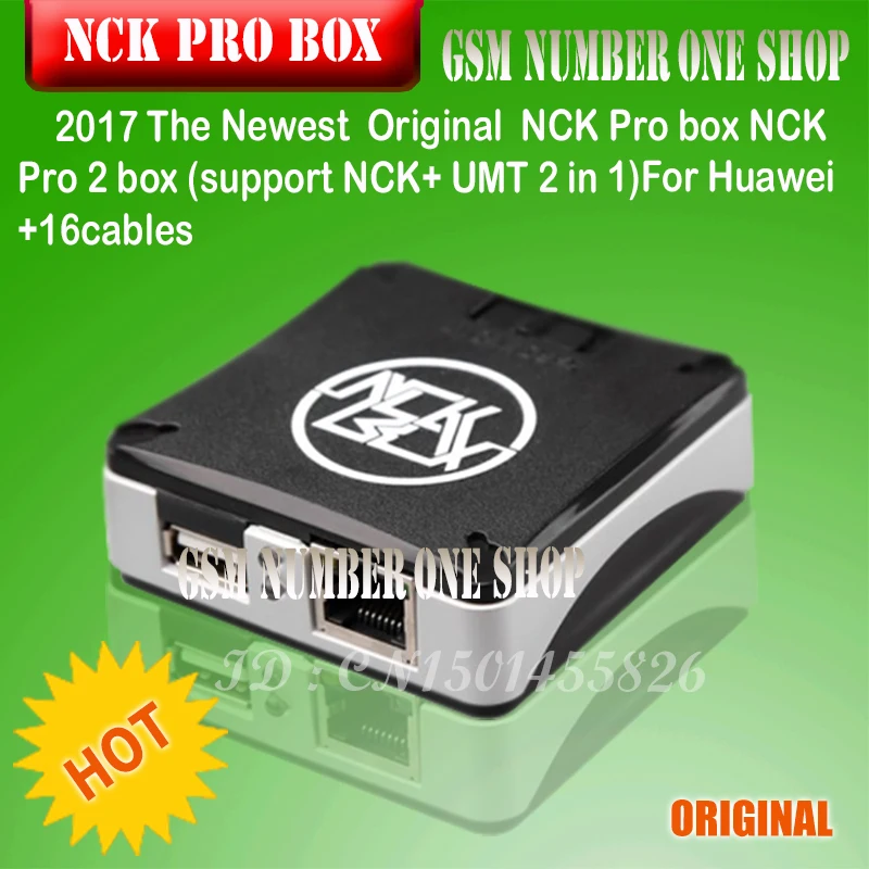 100% Original NCK Pro box NCK Pro 2 box (support NCK BOX + UMT BOX 2 in 1)For Huawei +16cables free shipping