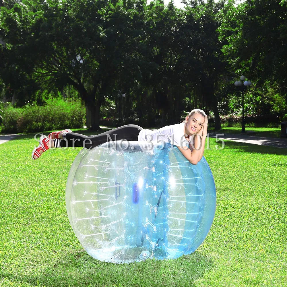 

Free Shipping Bubble Soccer Ball, Dia 5 ft (1.5m) Human Hamster Ball, Thick 8mm PVC Transparent Inflatable Bumper Ball Zorb Ball