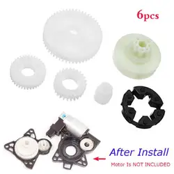 6Pcs/set G22C5958X Front/Rear Window Regulator Adjust Motor Gear Replacement For Mazda 3 5 6 CX-7 CX-9 RX8 G22C 5958X