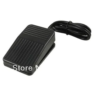 TFS-01 AC 250V 10A Nonslip Pedal Non-latching Foot Switch Black