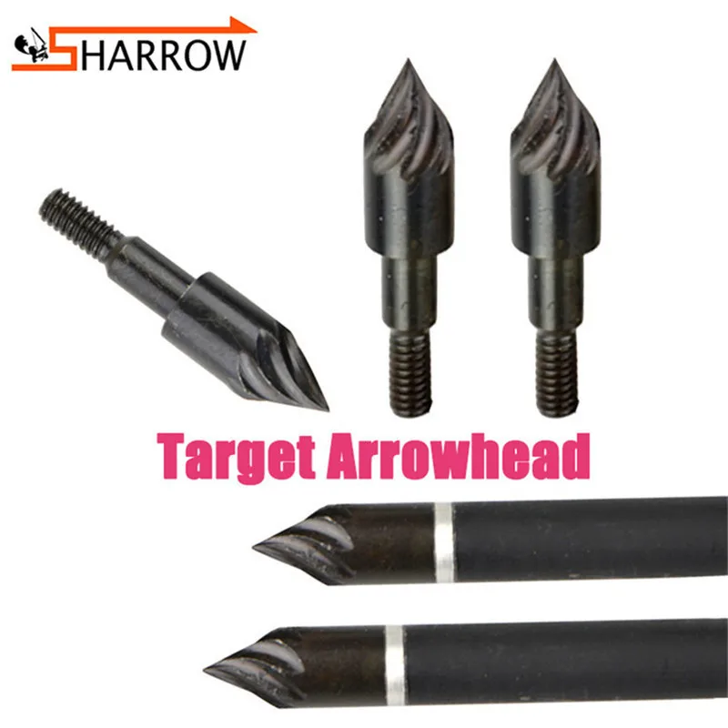 

50/100pcs 100grain Broadhead Arrowhead Insert Target Rotation Arrow Point Tips For Hunting Sports Shooting Archery Accessories