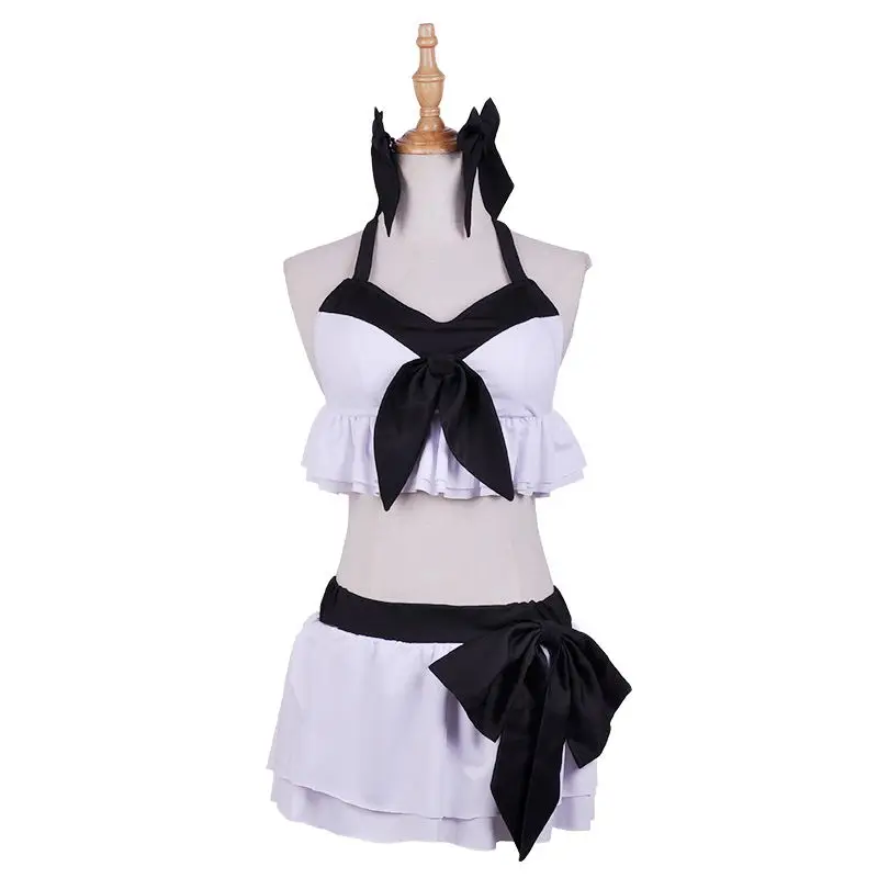 Fate Grand Order Apocrypha Astolfo Asutorufo Bikini Swimwear Bathing Suit Sukumizu Tops Skirts Outfit Anime Cosplay Costumes wig